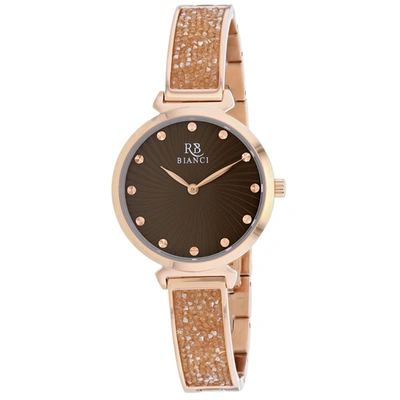 Roberto Bianci Women's Brown Dial Watch In Brown / Gold Tone / Rose / Rose Gold Tone