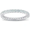 Pompeii3 1ct Diamond Eternity Ring 14k White Gold In Multi
