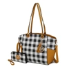 Mkf Collection By Mia K Karlie Tote Bag With Wallet - 2 Pieces In Yellow