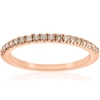 Pompeii3 1/4ct Diamond Wedding Ring 10k Rose Gold In Multi