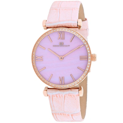 Oceanaut Women's Pink Mop Dial Watch In Gold Tone / Mop / Mother Of Pearl / Pink / Rose / Rose Gold Tone