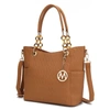 Mkf Collection By Mia K Rylee Vegan Leather Tote Handbag In Multi