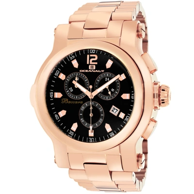 Oceanaut Men's Black Dial Watch In Black / Gold Tone / Rose / Rose Gold Tone