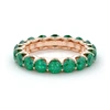 THE ETERNAL FIT 14K 4.25 CT. TW. EMERALD ETERNITY RING