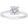 Pompeii3 3/4 Ct Diamond Solitaire Engagement Ring Twist Band 14k White Gold In Multi
