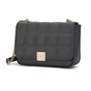 Mkf Collection By Mia K Nyra Quilted Vegan Leather Women's Shoulder Bag In Pink