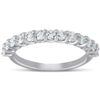 Pompeii3 3/4 Ct Diamond Wedding Ring 14k White Gold Lab Grown Eco Friendly In Multi