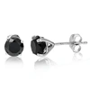 Vir Jewels 1.50 Cttw Black Diamond Stud Earrings Martini Set 14k Gold In White