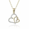 Vir Jewels 1/10 Cttw Diamond Heart Pendant In 14k Yellow Gold With 18 Inch Chain In Yellow