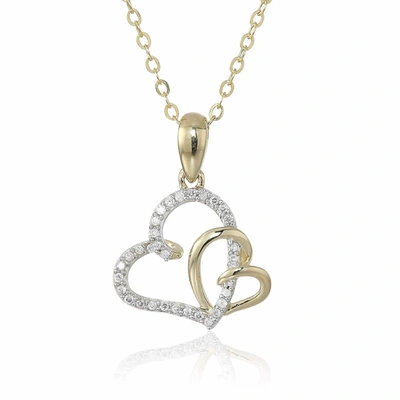 Vir Jewels 1/10 Cttw Diamond Heart Pendant In 14k Yellow Gold With 18 Inch Chain