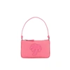 Palm Angels Pink Palm Tree Shoulder Bah In Nylon