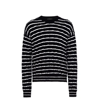 Prada Cashmere Sweater In Black