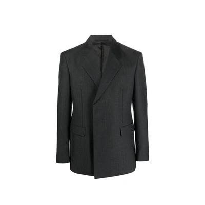 PRADA PRADA DOUBLE BREASTED WOOL JACKET