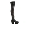 Prada Stretch Napa Over-the Knee Platform Boots