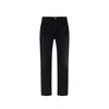 Saint Laurent Oklahoma Jeans In Black Denim In Black