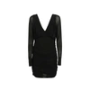 Saint Laurent Cupro Mini Dress