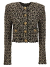 Balmain Lurex Tweed Jacket Jackets Multicolor