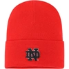 UNDER ARMOUR UNDER ARMOUR RED NOTRE DAME FIGHTING IRISH SIGNAL CALLER CUFFED KNIT HAT