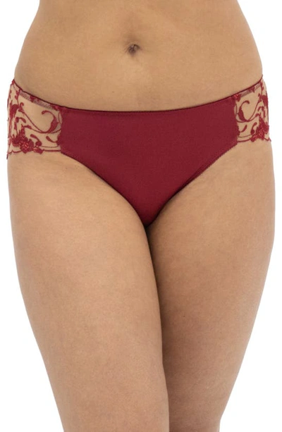 Wacoal Dramatic Interlude Bikini In Deep Red