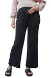 ANGEL MATERNITY RIB DRAWSTRING MATERNITY PANTS