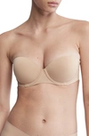 CALVIN KLEIN UNDERWIRE STRAPLESS PUSH-UP BRA