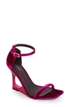 REISS CORA ANKLE STRAP WEDGE SANDAL