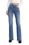 Slvrlake Mid-rise Flared Jeans In Heart Of Mine