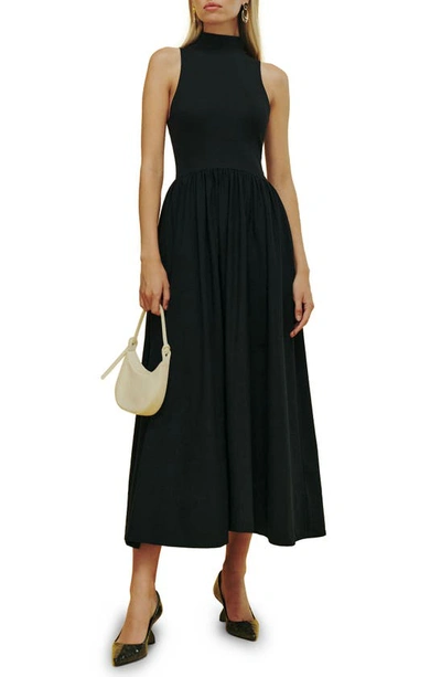 Reformation Sai Dress In Black