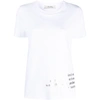 's Max Mara S Max Mara Womens Optical White Aris Text-print Cotton-jersey T-shirt