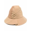 Ader Error Two-tone Design Hat In Neutrals