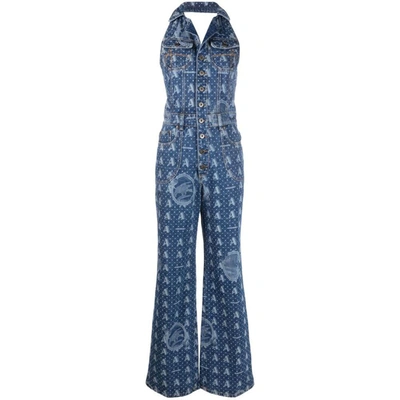 Ahluwalia Mombasa Denim Jumpsuit In Blue