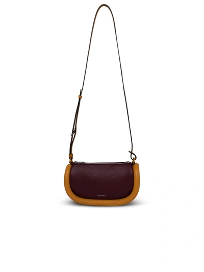 Jw Anderson Woman Two-color Leather Bumper Bag In Multicolor