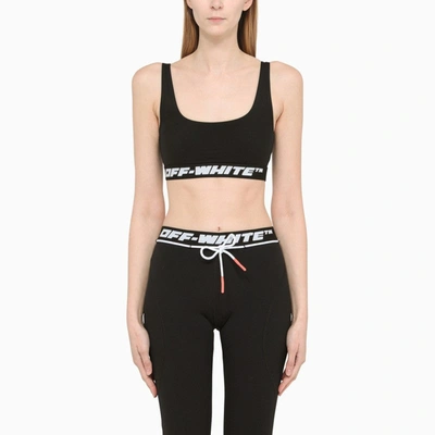 Off-whiteâ„¢ Off-white™ Black Cropped Sports Top Women