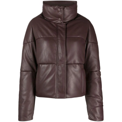 Apparis Jemma Faux Leather Jacket In Brown