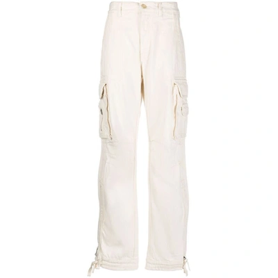 Armarium Cargo-style High-waist Trousers In Beige