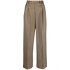 Armarium Giorgia Solaro Wool Pants In Brown