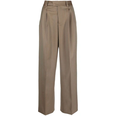 Armarium Giorgia Solaro Wool Pants In Brown