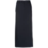 Armarium Virgin Wool Pencil Skirt In Blue