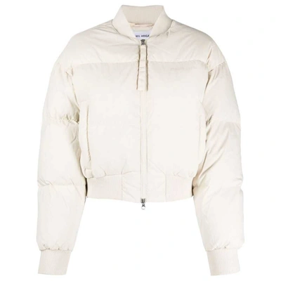 Axel Arigato Zoe Down Bomber Jacket In Neutrals