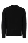 Jil Sander Black Crewneck Sweater In Black
