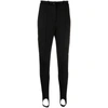 Casablanca Fitted Tailored Leggings With Lurex Detail In Black