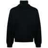 Charles Jeffrey Loverboy Slouchy-hood Felted Jumper In Black