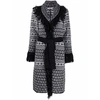Charlott Black  White Coats In Black/white