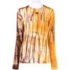 Wales Bonner Cotton T-shirt In Orange/yellow