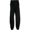 Winnie New York Knee-pads Cotton Pants In Black