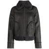 Zadig & Voltaire Kady Shearling In Grey