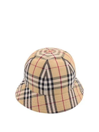 Burberry Beige Nylon Cloche Hat In Neutrals
