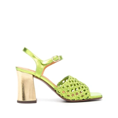 Chie Mihara Shoes In Green/gold