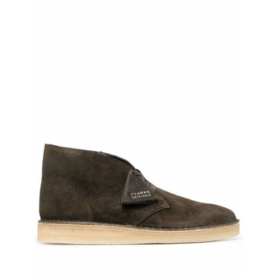Clarks Wallabe Loafers In Brown