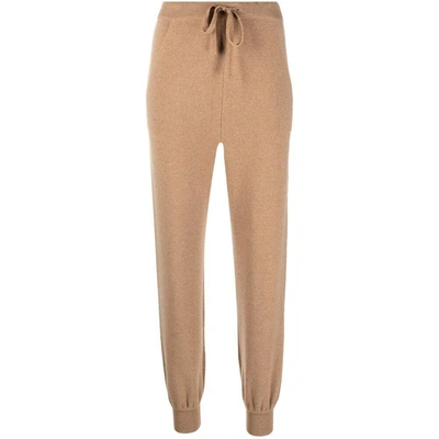 Corte Di Kel Drawstring Knit Trousers In Neutrals